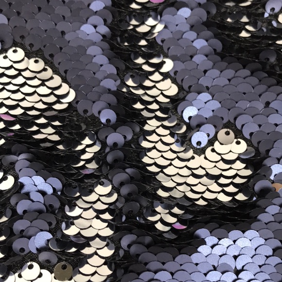 Ipsy | Expanding Blue/Silver Sequin Clutch Mini Bag  | Small - Picture 7 of 7